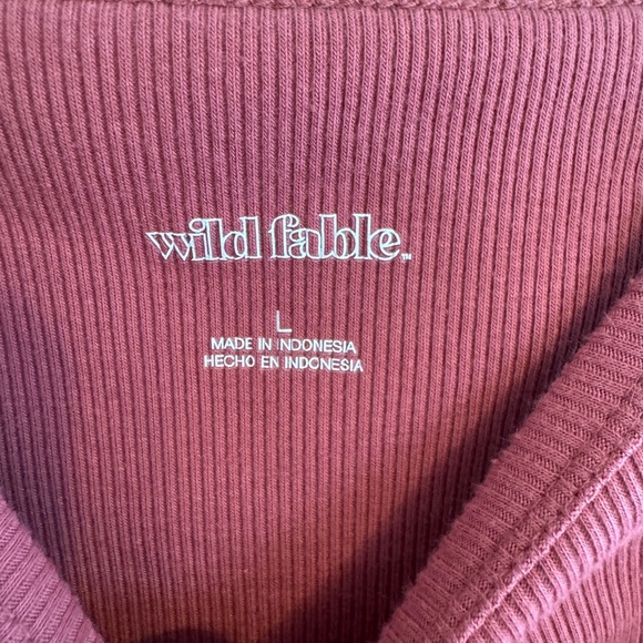 Wild Fable Blue and Pink Fitted Crop Tank Tops Bundle - Picture 3 of 4